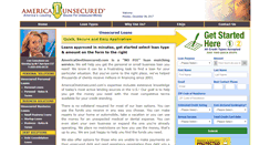 Desktop Screenshot of americaoneunsecured.com